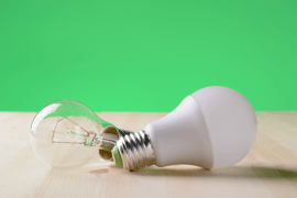 Light bulbs that give store off heat